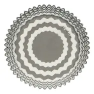 Muffinsformar Chevron grå - FunCakes