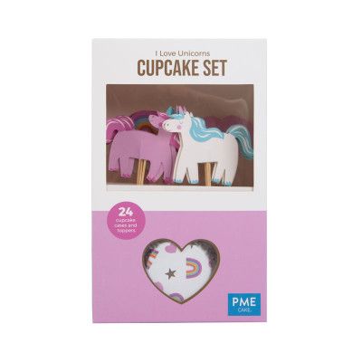 Cupcake kit enhörningar - PME