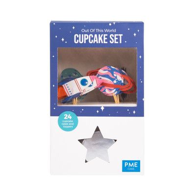 Cupcake kit rymdtema - PME