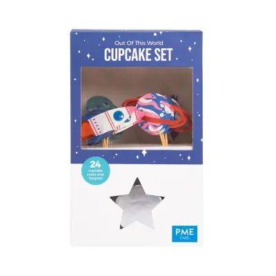Cupcake kit rymdtema - PME