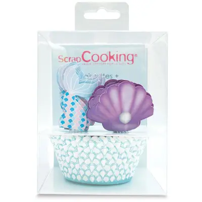 Cupcake Kit Sjöjungfru