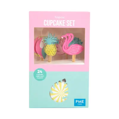 Cupcake kit tropiskt tema - PME