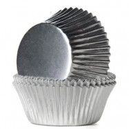 Muffinsform silver folie - House of Marie