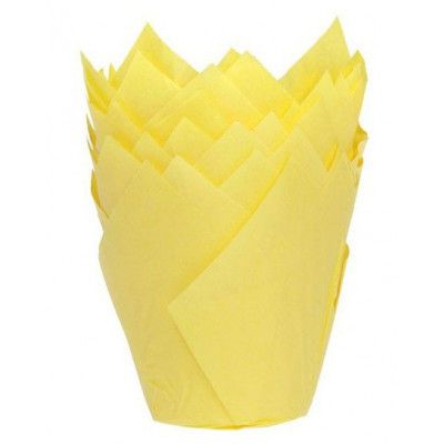 Muffinsform tulip, gul - House of Marie