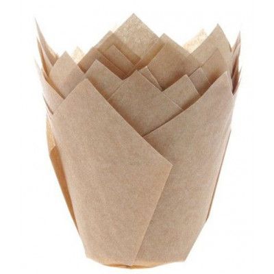 Muffinsform tulip, ljusbrun - House of Marie