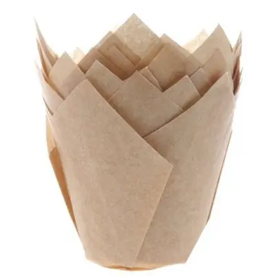 Muffinsform tulip, ljusbrun - House of Marie
