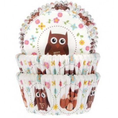 Muffinsform Ugglor & rävar - House of Marie