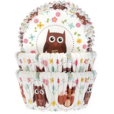 Muffinsform Ugglor & rävar - House of Marie