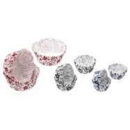 Kitchen Craft Muffinsform Blommönstrade, 3 Stl, 75 st