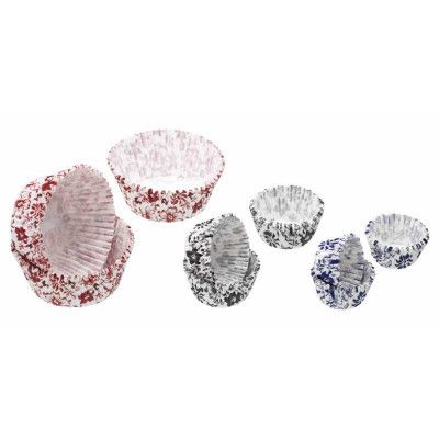 Kitchen Craft Muffinsform Blommönstrade, 3 Stl, 75 st