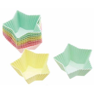 Kitchen Craft Muffinsformar Stjärnform i silikon