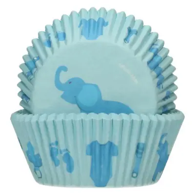 Muffinsform Baby, Blå - FunCakes
