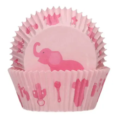 Muffinsform Baby, Rosa - FunCakes