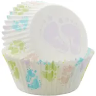 Muffinsform Babyfötter - Wilton
