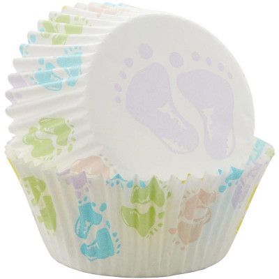 Muffinsform Babyfötter - Wilton
