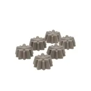 Muffinsform Blomma 6 st Latte - Blomsterbergs