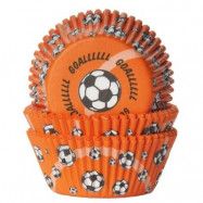 Muffinsform fotboll, orange - House Of Marie