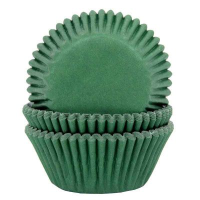 Muffinsform Mörkgrön, 50-pack - House of Marie