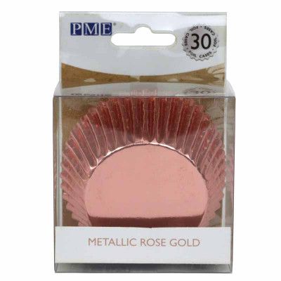 Muffinsform Metallic Roséguld - PME