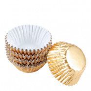 Candy cups-form folie 75-pack Guld