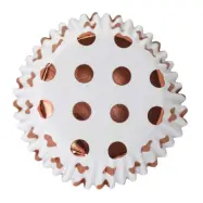 Muffinsform Polkadot Roséguld - PME
