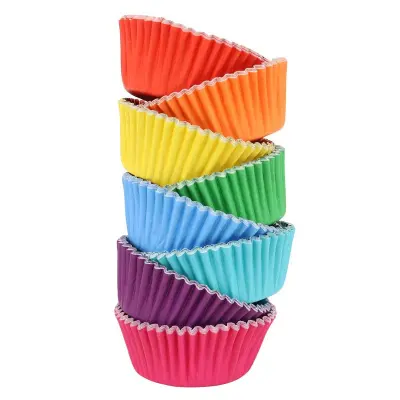 Muffinsformar Regnbågsmix, 100 st - PME