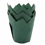Muffinsform Tulip Mörkgrön - House of Marie