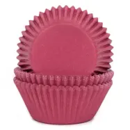 Muffinsform Vinröd, 50-pack - House of Marie