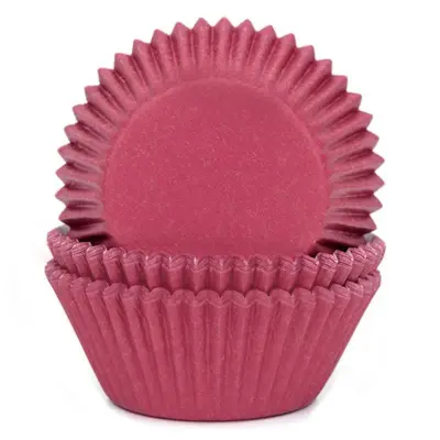 Muffinsform Vinröd, 50-pack - House of Marie