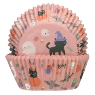 Muffinsformar Cute Halloween, 48-pack - FunCakes