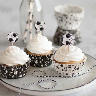 Muffinsformar fotbollar, 50 st - Städter