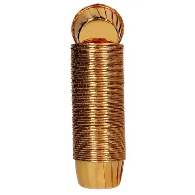 Muffinsformar guld metallic - Wilton
