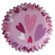 Muffinsformar rosa hjärtan - PME