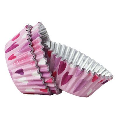 Muffinsformar rosa hjärtan - PME