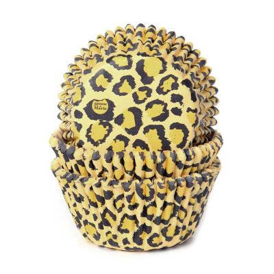 Muffinsformar leopard gul - House of Marie