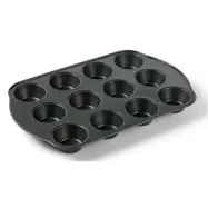 Muffinsplåt 12 hål, grå