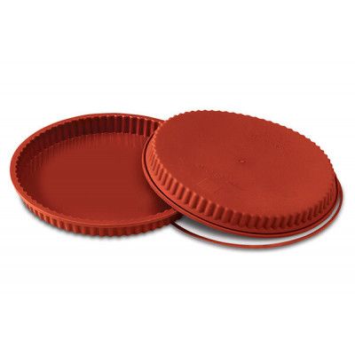 Pajform i silikon, 24 cm, vågig kant - Silikomart