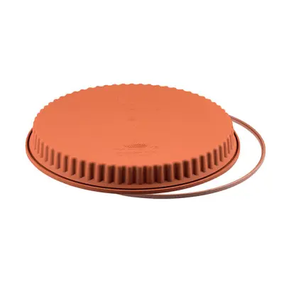 Pajform i silikon, 26 cm, vågig kant - Silikomart