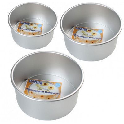 Runda Bakformar Set, 3 storlekar