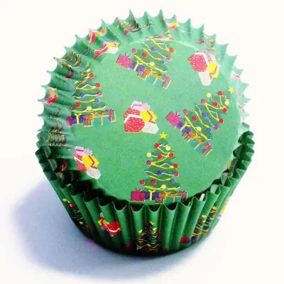 Muffinsform Julgranar&paket - PME