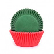 Röda och gröna muffinsformar - House of Marie