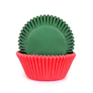 Röda och gröna muffinsformar - House of Marie