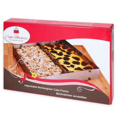 Rektangulär Bakform, Justerbar, 5 cm - Cake Masters
