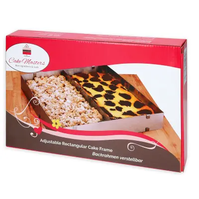 Rektangulär Bakform, Justerbar, 5 cm - Cake Masters