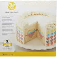 Rund bakform med hjärta - Wilton