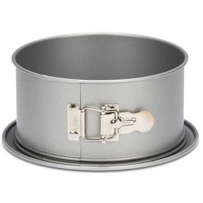 Rund springform, höga kanter Ø22 cm, silver