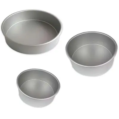 Runda Bakformar, set med 3 storlekar - PME