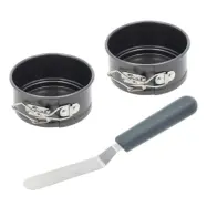Set Minispringformar med Spatel - Blomsterbergs