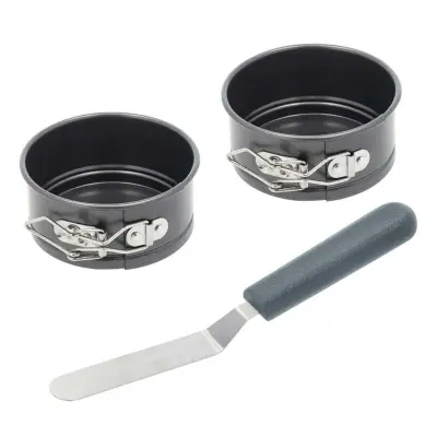 Set Minispringformar med Spatel - Blomsterbergs