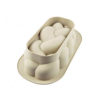 Brödform i silikon, fläta - Silikomart